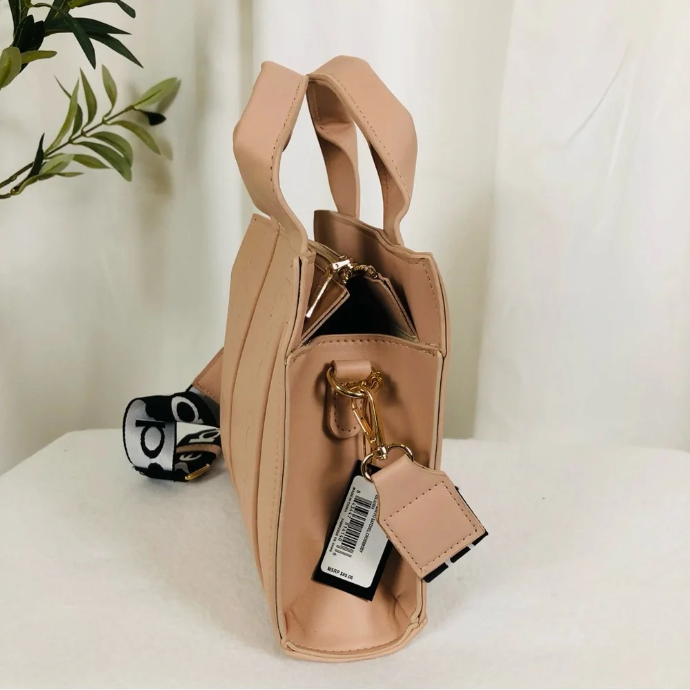 NWT Bebe Hana Mini Satchel Crossbody Bag Pink (B1)